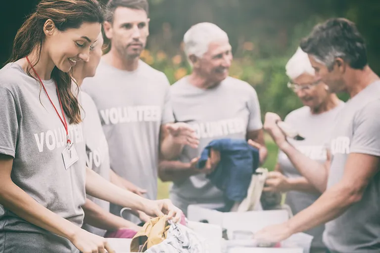 Hillsong church workers and volunteers.