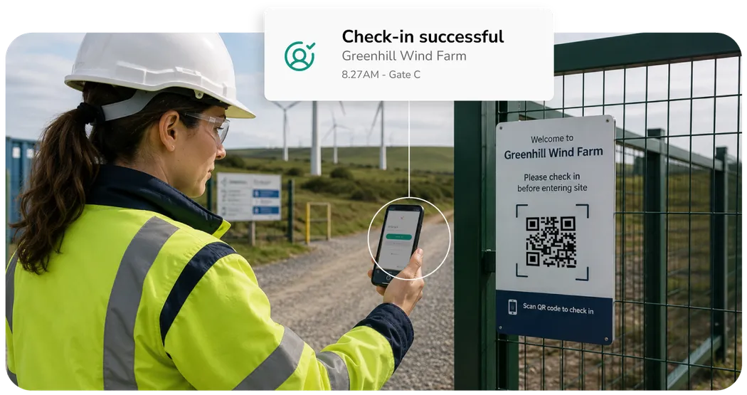 A screenshot of Altora's Check-in System