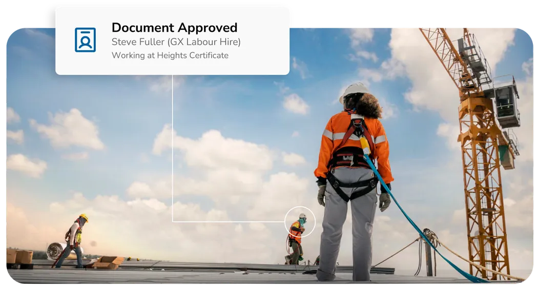 A screenshot of Altora's Contractor Management System
