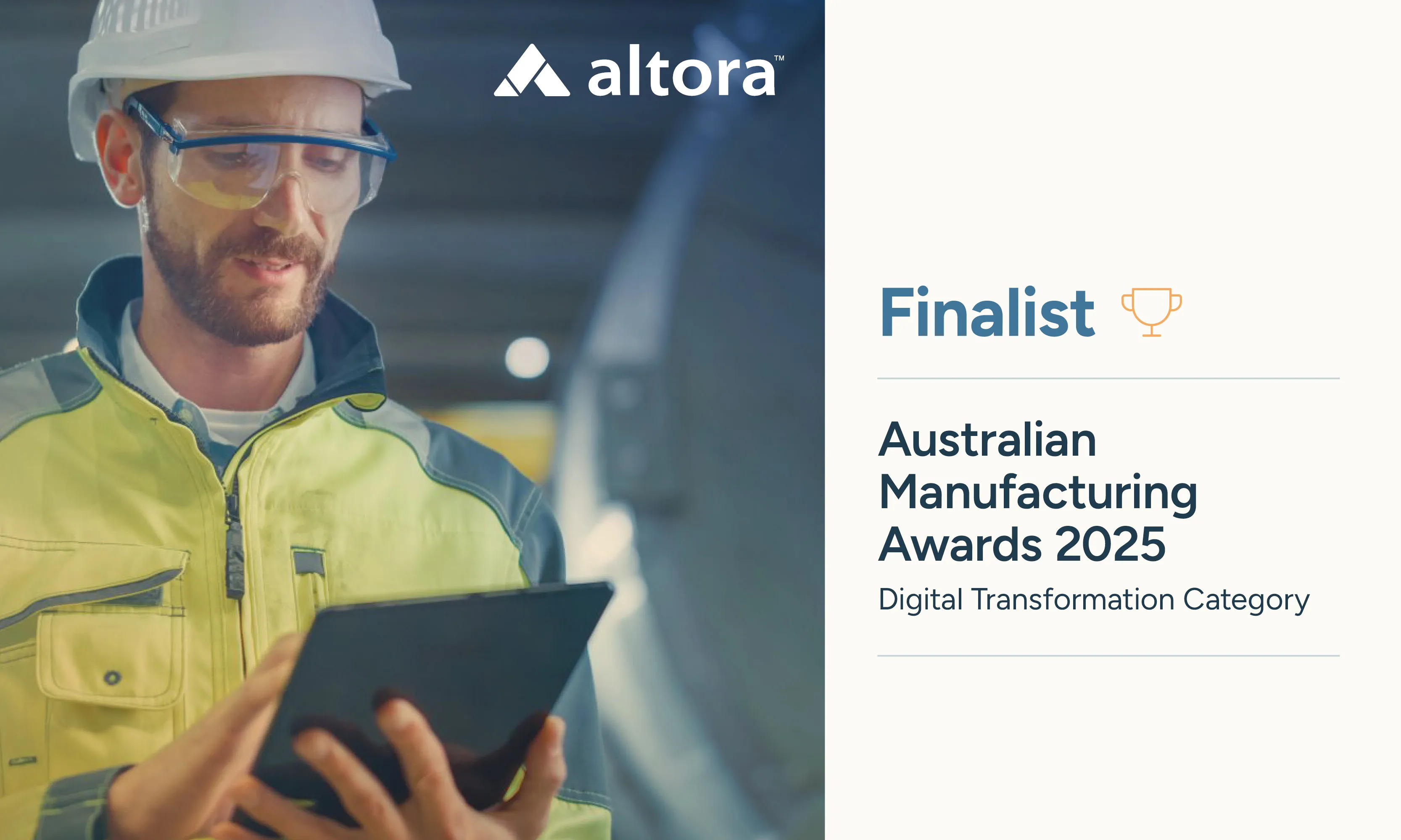 Altora is a finalist for the Digital Transformation Award