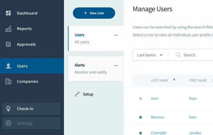A screenshot of Altora's Online Induction System