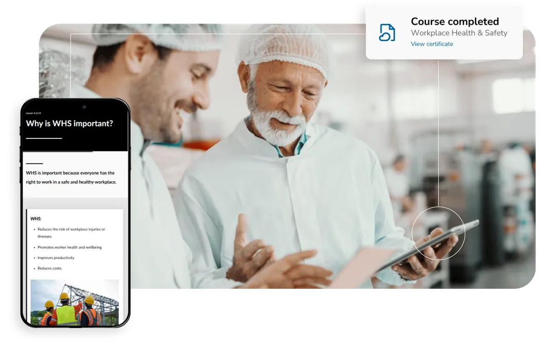 A screenshot of Altora's Online Induction System