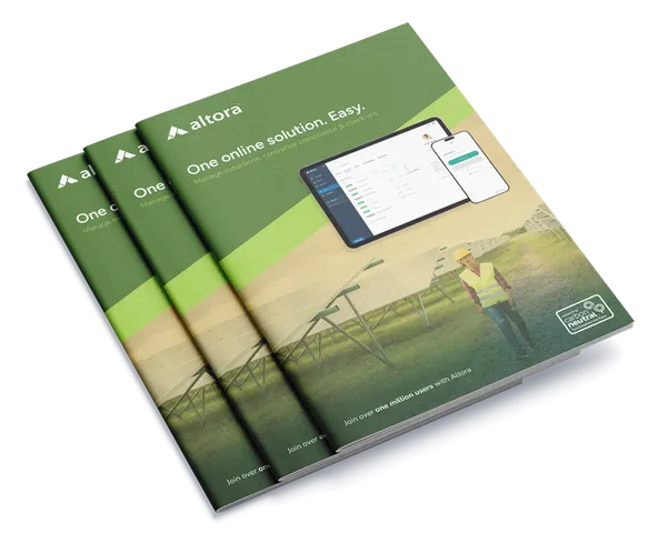 Induction & Compliance Software for Renewable Energy & Utilities - Altora