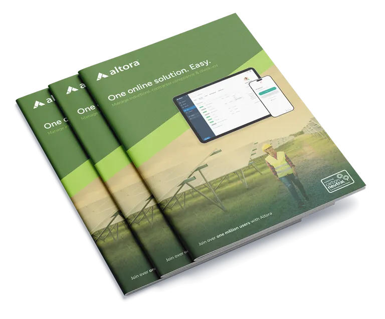 Photograph of a printed copy of the info pack