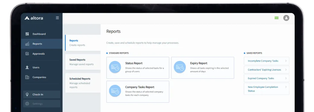 Data and Reporting - Altora