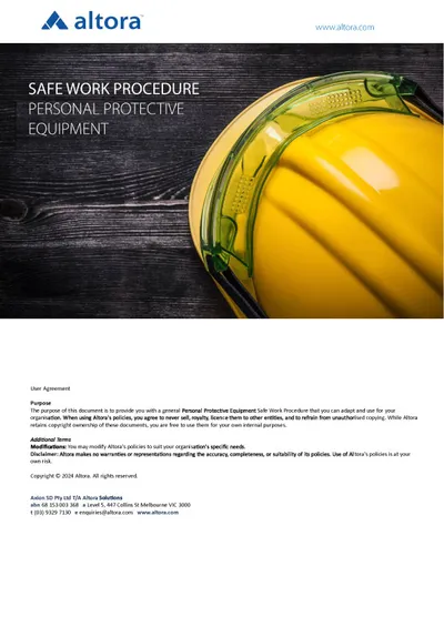 Photograph of a printed copy of the contractor checklist